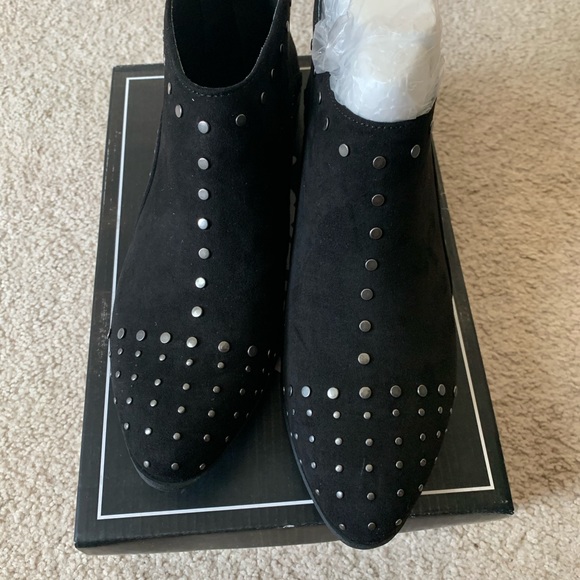 qupid white studded booties